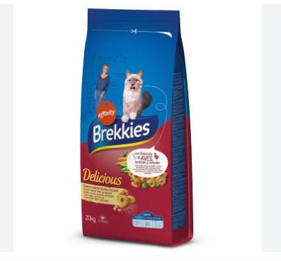 BREKKIES CAT DELICIOUS POLLO 1KG