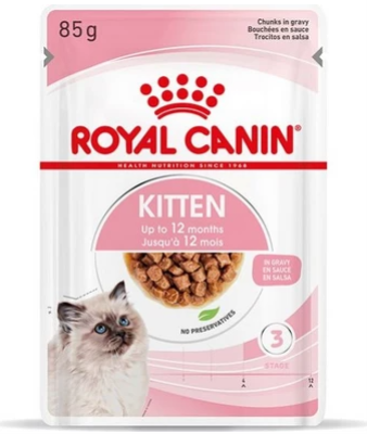 ROYAL CANIN F.WET KITTEN INST GRAVY 85G