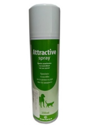 ATTRACTIVE SPRAY ΕΛΚΥΣΤΙΚΟ ΠΑΝΑΣ ΓΙΑ ΣΚΥΛΑΚΙΑ ΚΑΙ ΓΑΤΑΚΙΑ 250ML