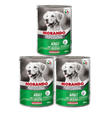 MORANDO PROFESSIONAL DOG ΠΑΤΕ ΒΟΔΙΝΟ 400gr