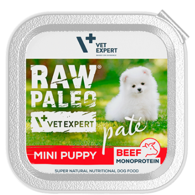 RAW PALEO  MONOPROTEIN MINI PUPPY ΜΟΣΧΑΡΙ 150GR