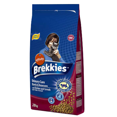 BREKKIES CAT URINARY POLLO 20KG