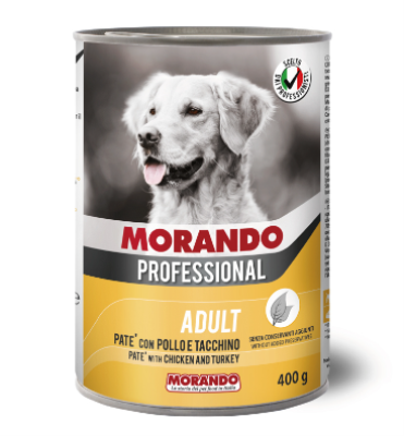 MORANDO PROFESSIONAL DOG ΠΑΤΕ ΚΟΤΟΠΟΥΛΟ & ΓΑΛΟΠΟΥΛΑ 400gr