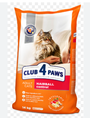 club 4 paws hair ball 14kg