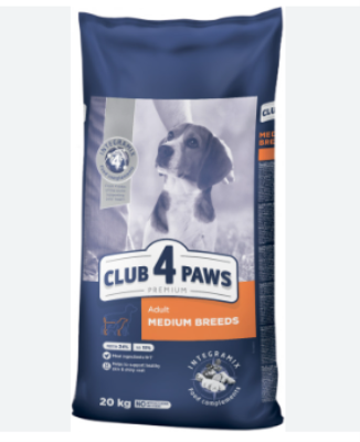 club 4 paws medium 14kg