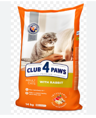 club 4 paws with rabbit 14kg